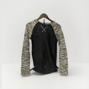 Derek Heart Gray And Black Soft Sweater